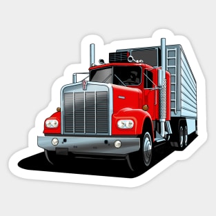 1976 Kenworth W900A in red Sticker